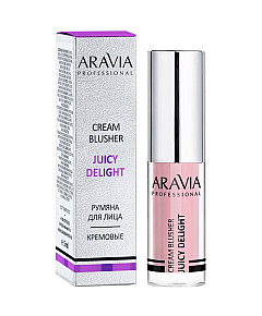 Aravia Professional Juicy Delight Blusher 01 - Румяна жидкие кремовые, тон персиково-розовый 5 мл